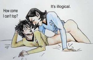 Rating: Explicit Score: 0 Tags: 2boys anal_penetration anal_sex black_hair bottomless cosplay crossover facial_scar gay glasses gryffindor harry_james_potter harry_potter hogwarts_professor male male_only multiple_boys multiple_males on_bed pointed_ears rule34 severus_snape shirt_up slytherin star_trek star_trek_the_original_series tagme tripperfunster vulcan_(species) yaoi User: bunchy7s
