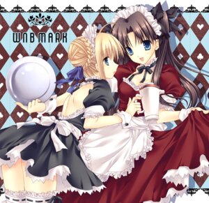 Rating: Explicit Score: 0 Tags: 2girls ahoge blonde_hair blue_eyes fate/stay_night fate_(series) female female_only maid multiple_girls rule34 saber thighhighs tohsaka_rin waitress wnb_mark User: bunchy7s