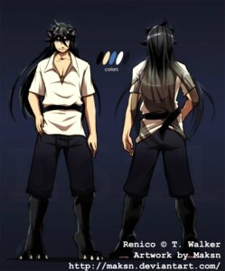 Rating: Safe Score: 0 Tags: 2012 animal_humanoid barefoot black_body black_fur black_hair blue_eyes cat_humanoid cat_tail claws clothing e621 english_text feet felid felid_humanoid feline feline_humanoid fur hair humanoid long_hair looking_at_viewer maksn male mammal mammal_humanoid model_sheet pantherine paws renico simple_background solo standing text url watermark User: bunchy7s