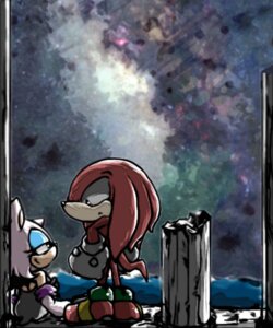 Rating: Safe Score: 0 Tags: 5:6 anthro bat big_eyes big_head clothed clothing column detailed_background digital_media_(artwork) duo e621 female fur knuckles_the_echidna male mammal outside rouge_the_bat ruins sea seascape sega sitting sky smile sonic_the_hedgehog_(series) standing tail toony urahyu water User: bunchy7s