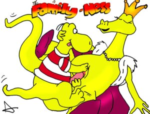 Rating: Explicit Score: 0 Tags: 1boy 1girls black_eyes bottomless closed_eyes crown female male nude penis pussy rule34 sex shirt smile sportyness straight tail text the_family_ness tongue tongue_out white_background User: bunchy7s