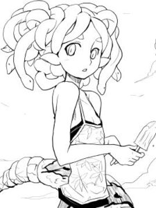 Rating: Safe Score: 0 Tags: adolescent animal_humanoid black_and_white clothed clothed_female clothed_humanoid clothing e621 european_mythology female female_humanoid flat_chested food gorgon greek_mythology heriyama humanoid humanoid_pointy_ears line_art living_hair low_res medusa monochrome monster_girl_(genre) mythology pointy_ears popsicle pose pseudo_hair reptile reptile_humanoid scalie scalie_humanoid snake snake_hair snake_humanoid solo young young_female young_humanoid User: bunchy7s