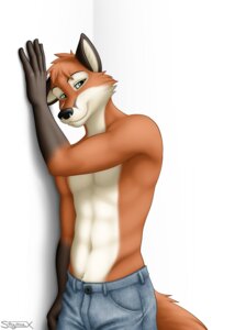 Rating: Safe Score: 0 Tags: 5_fingers abs anthro black_nose bottomwear brown_body brown_fur canid canine clothed clothing countershading denim denim_bottomwear denim_clothing e621 fingers fox fur green_eyes happy hi_res jeans looking_at_viewer male mammal muscular muscular_anthro muscular_male orange_body orange_fur pants pinup pose sigma_x signature simple_background solo tail teasing topless white_background zerofox User: bunchy7s Rating: Safe Score: 0 Tags: 5_fingers abs anthro black_nose bottomwear brown_body brown_fur canid canine clothed clothing countershading denim denim_bottomwear denim_clothing e621 fingers fox fur green_eyes happy hi_res jeans looking_at_viewer male mammal muscular muscular_anthro muscular_male orange_body orange_fur pants pinup pose sigma_x signature simple_background solo tail teasing topless white_background zerofox User: bunchy7s