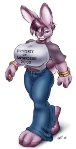Rating: Safe Score: 0 Tags: 2002 anthro anthrocon big_breasts big_feet bottomwear bracelet breasts clothing denim denim_bottomwear denim_clothing digital_media_(artwork) e621 feet female fur gideon grey_eyes hair huge_breasts huge_feet jeans jewelry lagomorph leporid mammal pants purple_body purple_fur purple_hair rabbit simple_background solo teeth walking white_background white_body white_fur User: bunchy7s Rating: Safe Score: 0 Tags: 2002 anthro anthrocon big_breasts big_feet bottomwear bracelet breasts clothing denim denim_bottomwear denim_clothing digital_media_(artwork) e621 feet female fur gideon grey_eyes hair huge_breasts huge_feet jeans jewelry lagomorph leporid mammal pants purple_body purple_fur purple_hair rabbit simple_background solo teeth walking white_background white_body white_fur User: bunchy7s