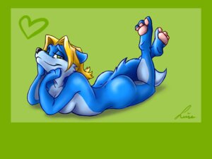 Rating: Questionable Score: 0 Tags: 3_toes 4:3 anthro arm_support biped blonde_hair blue_body blue_fur border breasts canid canine canis cheek_tuft cinnamonhunter closed_smile countershade_arms countershade_face countershade_legs countershade_neck countershade_torso countershading dipstick_tail e621 eyelashes facial_tuft feet female female_anthro fur green_background green_border hair heart_symbol iris leaning_on_elbow looking_at_viewer lying mammal markings mouth_closed nude nude_anthro nude_female on_front pawpads pink_pawpads plantar_flexion pupils she-wolf_(cinnamonhunter) simple_background smile smiling_at_viewer snout soles solo tail tail_markings toes tuft wallpaper wolf User: bunchy7s