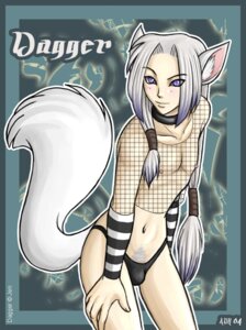 Rating: Questionable Score: 0 Tags: 2004 adr alternative_fashion animal_humanoid armwear bulge canid canid_humanoid canine canine_humanoid clothed clothing copyright_symbol digital_media_(artwork) e621 fishnet_clothing fox fox_humanoid fur grey_hair hair hand_on_leg humanoid inner_ear_fluff looking_at_viewer male mammal mammal_humanoid nipples outline pubes purple_eyes raised_tail skimpy smile solo standing symbol tail tan_body tan_skin text thong tuft underwear white_body white_fur User: bunchy7s