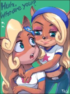 Rating: Safe Score: 0 Tags: 3:4 accessory activision anthro bandicoot black_nose blonde_hair bottomwear clothing coco_bandicoot crash_bandicoot_(series) denim denim_bottomwear denim_clothing duo e621 eye_contact eyeshadow female green_background hair headband humor jeans joke looking_at_another low_res makeup mammal marsupial midriff navel open_mouth pants pey romantic romantic_couple shirt simple_background smile square_crossover topwear User: bunchy7s Rating: Safe Score: 0 Tags: 3:4 accessory activision anthro bandicoot black_nose blonde_hair bottomwear clothing coco_bandicoot crash_bandicoot_(series) denim denim_bottomwear denim_clothing duo e621 eye_contact eyeshadow female green_background hair headband humor jeans joke looking_at_another low_res makeup mammal marsupial midriff navel open_mouth pants pey romantic romantic_couple shirt simple_background smile square_crossover topwear User: bunchy7s