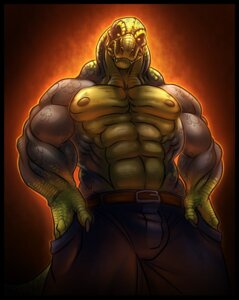 Rating: Safe Score: 0 Tags: abs anthro athletic belt biceps big_muscles biped black_border border bottomwear brown_nipples bulge claws clothed clothing diarmaidhutchence dinosaur e621 fangs grey_body grey_skin hi_res looking_at_viewer male muscular muscular_anthro muscular_male neodokuro nipples pants pecs pose prehistoric_species reptile saurischian scales scalie simple_background solo standing teeth theropod topless tyrannosaurid tyrannosauroid tyrannosaurus tyrannosaurus_rex yellow_body yellow_eyes yellow_skin zeke_(diarmaidhutchence) User: bunchy7s