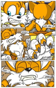 Rating: Safe Score: 0 Tags: 2_tails 5_fingers 5_panel_comic anthro black-rat black_claws black_nose blue_eyes border canid canine claws clothing clothing_ripping comic dialogue dipstick_tail e621 fangs fingers fluffy fluffy_chest fox fur gloves gloves_ripping handwear hi_res male mammal markings mid_transformation miles_prower multi_tail multicolored_body multicolored_fur onomatopoeia orange_body orange_fur sega solo sonic_the_hedgehog_(series) sound_effects speech_bubble tail tail_markings teeth text transformation two_tone_body two_tone_fur white_body white_border white_fur white_tail_tip User: bunchy7s