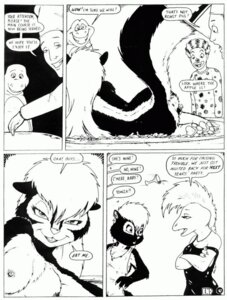 Rating: Explicit Score: 0 Tags: 1998 4_toes anthro anus barefoot black_and_white breasts claws clown comic desiree_(jmh) dialogue e621 english_text feet female food food_fetish food_play group hindpaw human james_m_hardiman looking_at_viewer male mammal mephitid monochrome natasha_(jmh) nipples nude onyx_(jmh) party_crashers pawpads paws penetration pose presenting raised_tail serving_platter skunk soles tail text toes vaginal vaginal_penetration User: bunchy7s
