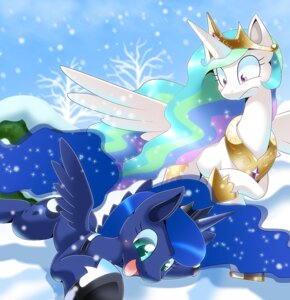 Rating: Safe Score: 0 Tags: 2012 blue_body blue_fur blush conditional_dnp crown cutie_mark duo e621 equid equine feathered_wings feathers female feral friendship_is_magic fur green_eyes hair hasbro headgear horn mammal multicolored_hair my_little_pony mythological_creature mythological_equine mythology outside oze plant princess princess_celestia_(mlp) princess_luna_(mlp) purple_eyes quadruped royalty sky snow source_request sparkles tail tree white_body white_fur winged_unicorn wings winter User: bunchy7s