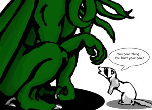 Rating: Safe Score: 0 Tags: ambiguous_gender aquatic cephalopod comic cthulhu cthulhu_mythos domestic_ferret duo e621 english_text face_tentacles feral foxia h._p._lovecraft humor mammal mollusk mustelid musteline tail tentacles text true_musteline weasel User: bunchy7s