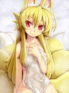 Rating: Safe Score: 0 Tags: 3:4 animal_humanoid blonde_hair canid canid_humanoid canine canine_humanoid collarbone e621 female fox fox_humanoid fox_tail hair hi_res humanoid izuna_(shinrabanshou) long_hair looking_at_viewer mammal mammal_humanoid multi_tail red_eyes saru_000 shinrabanshou sitting smile solo steam tail towel wet User: bunchy7s