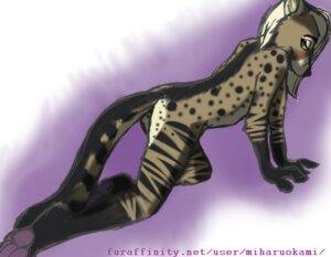 Rating: Questionable Score: 0 Tags: all_fours anthro black_feet black_hands black_spots black_stripes butt civet countershade_butt countershade_face countershade_torso countershading e621 feet female fur gloves_(marking) green_eyes hair leg_markings looking_at_viewer low_res mammal markings miharu_okami nude nude_anthro nude_female pawpads pink_pawpads socks_(marking) solo spots spotted_body spotted_fur striped_body striped_fur stripes viverrid User: bunchy7s