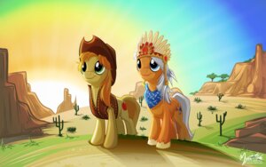 Rating: Safe Score: 0 Tags: 16:10 2012 blue_eyes braeburn_(mlp) clothing cowboy_hat cutie_mark detailed_background digital_media_(artwork) duo e621 earth_pony equid equine feral friendship_is_magic fur green_eyes hair hasbro hat headgear headwear hi_res horse male mammal mlp_g1 my_little_pony mysticalpha orange_body orange_fur outside ponification pony pre-g4 white_hair widescreen wigwam_(mlp) yellow_body yellow_fur User: bunchy7s