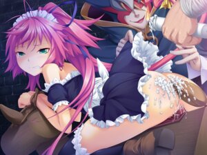 Rating: Explicit Score: 0 Tags: bondage candle censored demon female game_cg maou_no_musume_wa_chou_namaiki_!! relic rule34 succubus wooden_horse User: bunchy7s