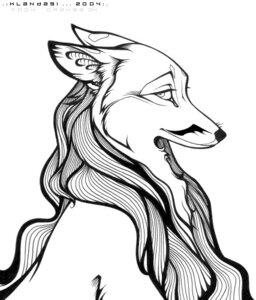 Rating: Safe Score: 0 Tags: 2004 anthro bust_portrait canid canine e621 ear_piercing female fox hair long_hair looking_at_viewer mammal monochrome orange04 piercing portrait solo User: bunchy7s