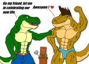 Rating: Questionable Score: 0 Tags: 2013 abs anthro belt biceps bottomwear brown_body brown_skin claws clothed clothing comic dinosaur duo e621 fangs flexing green_body green_skin hair hi_res human jonathan_alexander male mammal maxime-jeanne muscular pants pecs pose potion prehistoric_species reptile saurischian scales scalie shorts simple_background tail teeth theropod thomas_carter topless torn_clothing transformation transformation_potion tyrannosaurid tyrannosauroid tyrannosaurus tyrannosaurus_rex vein white_background User: bunchy7s Rating: Questionable Score: 0 Tags: 2013 abs anthro belt biceps bottomwear brown_body brown_skin claws clothed clothing comic dinosaur duo e621 fangs flexing green_body green_skin hair hi_res human jonathan_alexander male mammal maxime-jeanne muscular pants pecs pose potion prehistoric_species reptile saurischian scales scalie shorts simple_background tail teeth theropod thomas_carter topless torn_clothing transformation transformation_potion tyrannosaurid tyrannosauroid tyrannosaurus tyrannosaurus_rex vein white_background User: bunchy7s