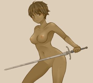 Rating: Explicit Score: 0 Tags: 1girls artist_request berserk black_hair breasts brown_eyes brown_hair casca dark-skinned_female dark_skin female female_only human large_breasts nipples nude rule34 short_hair simple_background solo sword tomboy very_short_hair User: bunchy7s