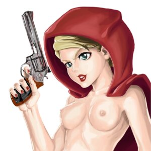 Rating: Explicit Score: 0 Tags: 1girls areola blonde_hair breasts bust casual female female_only firearm green_eyes gun handgun hood human little_red_riding_hood nail_polish naked_hood nipples revolver rule34 short_hair smiling solo topless weapon User: bunchy7s