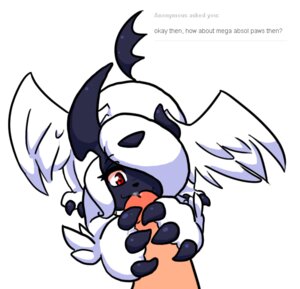 Rating: Explicit Score: 0 Tags: bodily_fluids disembodied_penis duo e621 english_text erection feathered_wings feathers female female_focus feral fur generation_6_pokemon genital_fluids genitals hair handjob humanoid_genitalia humanoid_penis interspecies jigglybutts male male/female mega_absol mega_evolution nintendo penile penis pokemon pokemon_(species) pokephilia precum red_eyes sex simple_background solo_focus text white_background white_body white_fur wings User: bunchy7s