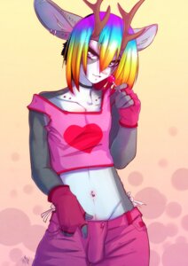Rating: Safe Score: 0 Tags: 5_fingers alternative_fashion anthro antlers armwear bottomwear candy clothed clothing collarbone crossdressing deer dessert e621 ear_piercing femboy fingerless_gloves fingers food fur gloves grey_body grey_eyes grey_fur hair half-length_portrait handwear heart_symbol hi_res holding_food holding_object horn lollipop looking_at_viewer male mammal midriff multicolored_hair navel navel_piercing off_shoulder peritian piercing pink_armwear pink_bottomwear pink_clothing pink_topwear portrait purple_eyes rainbow rainbow_hair short_hair simple_background solo sparklefur topwear white_body white_fur User: bunchy7s Rating: Safe Score: 0 Tags: 5_fingers alternative_fashion anthro antlers armwear bottomwear candy clothed clothing collarbone crossdressing deer dessert e621 ear_piercing femboy fingerless_gloves fingers food fur gloves grey_body grey_eyes grey_fur hair half-length_portrait handwear heart_symbol hi_res holding_food holding_object horn lollipop looking_at_viewer male mammal midriff multicolored_hair navel navel_piercing off_shoulder peritian piercing pink_armwear pink_bottomwear pink_clothing pink_topwear portrait purple_eyes rainbow rainbow_hair short_hair simple_background solo sparklefur topwear white_body white_fur User: bunchy7s