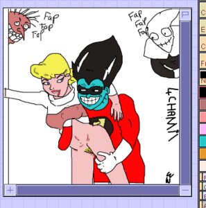 Rating: Explicit Score: 0 Tags: 1girls 3boys black_hair blonde_hair blonde_pubic_hair blue_skin bottomless bottomless_female breast_grab_from_behind breast_grab_under_clothes breasts candlejack emmitt_nervend eye_contact facing_viewer female freakazoid freakazoid! grin imminent_sex looking_at_partner male masturbating_while_watching medium_breasts pointy_nose rule34 simple_background steff steff_(freakazoid) straight tagme voyeur white_background winterweirdo User: bunchy7s