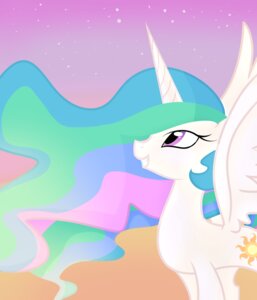 Rating: Safe Score: 0 Tags: aaplepiee cutie_mark e621 equid equine feathered_wings feathers female feral friendship_is_magic fur hair hasbro hi_res horn mammal multicolored_hair my_little_pony mythological_creature mythological_equine mythology princess_celestia_(mlp) purple_eyes smile solo white_body white_feathers white_fur winged_unicorn wings User: bunchy7s