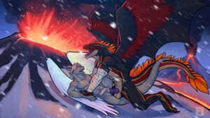 Rating: Explicit Score: 0 Tags: 16:9 2013 anal anal_penetration anthro balls bandage biceps black_body black_horn claws dragon duo e621 erection eruption eyes_closed feathered_wings feathers from_front_position genitals hair half-erect hi_res horn humanoid_genitalia humanoid_penis kirakia knot lava lying male male/male male_penetrated male_penetrating male_penetrating_male membrane_(anatomy) membranous_wings missionary_position muscular mythological_creature mythological_scalie mythology night nude on_back outside pecs penetration penis purple_penis purple_tongue raised_leg roaring scalie sex shallow_penetration snow snowing sulfer tail teeth tongue tsaiwolf volcano white_hair widescreen wings winter User: bunchy7s