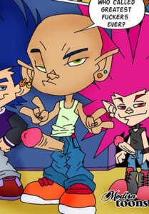 Rating: Explicit Score: 0 Tags: 3boys bald big_penis english_text erection flint_trollentino half-closed_eyes jasper_trollhound looking_at_viewer male male_only moderntoons.com penis piercing rock_trollhammer rule34 text trollz yaoinami User: bunchy7s