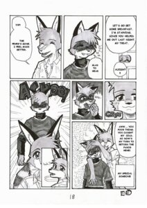 Rating: Safe Score: 0 Tags: aiden_harris anthro canid canine closet_coon colin_young comic dialogue dreke e621 english_text fox greyscale male mammal monochrome procyonid raccoon sneeze text User: bunchy7s