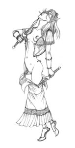 Rating: Explicit Score: 0 Tags: 1girls areolae breasts dagger dungeons_and_dragons elf elf_ears elf_female female female_only greyscale monochrome nipples pussy rule34 small_breasts solo solo_female tagme tearing_clothes torn_clothes weapon wonderelagon User: bunchy7s