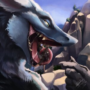 Rating: Questionable Score: 0 Tags: 1:1 2011 ambiguous_gender anthro blackie_rat bloodshot23 bodily_fluids body_in_mouth drooling duo e621 extreme_size_difference feet_first male mammal mountain murid murine outside rat rodent saliva saliva_on_tongue scared sergal size_difference struggling tail tongue tongue_out vore wet xivir User: bunchy7s