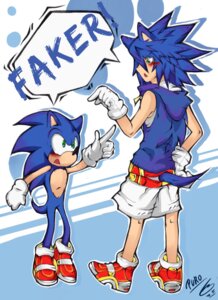 Rating: Safe Score: 0 Tags: alternate_species animal_humanoid anthro blue_body blue_fur blue_hair blush bottomwear clothing duo e621 eulipotyphlan eulipotyphlan_humanoid footwear fur gesture green_eyes hair hand_gesture hedgehog hedgehog_humanoid humanoid humanoidized male mammal mammal_humanoid pointing pointing_at_another pointing_at_head sega shoes shorts soap_shoes sonic_adventure sonic_the_hedgehog sonic_the_hedgehog_(series) square_crossover tabletorgy tail User: bunchy7s