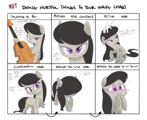 Rating: Safe Score: 0 Tags: black_hair blush bodily_fluids bowed_string_instrument cello chart crying cutie_mark dialogue directional_arrow duo e621 earth_pony english_text equid equine female feral friendship_is_magic grey_body hair half-closed_eyes happy hasbro horse human long_hair looking_at_viewer love mammal meme musical_instrument my_little_pony narrowed_eyes nodding octavia_(mlp) petting pony purple_eyes question_mark simple_background smile solo_focus speech_bubble string_instrument tears tears_of_joy text unknown_artist waifu_chart white_background User: bunchy7s