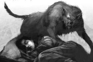Rating: Safe Score: 0 Tags: all_fours canid canine canis changeling_(world_of_darkness) duo e621 eyes_closed female greyscale hakken_(world_of_darkness) looking_at_viewer male mammal monochrome mythological_canine mythological_creature mythology samual_araya sleeping teeth werecanid werecanine werecreature werewolf werewolf_the_apocalypse white_wolf_publishing wolf world_of_darkness_(series) User: bunchy7s