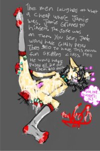 Rating: Explicit Score: 0 Tags: 2013 anal anal_penetration anthro bodily_fluids clothing collar colored_nails cum cum_covered cum_everywhere cum_in_ass cum_in_hair cum_in_mouth cum_inside cum_on_body cum_on_face cum_on_feet cum_on_penis disembodied_penis duo e621 english_text erection excessive_cum excessive_genital_fluids feet felid femboy fingerless_gloves genital_fluids genitals gloves hair handwear male male/male male_penetrated male_penetrating male_penetrating_male mammal messy nails penetration penis prostitution sex solo_focus submissive text the_void young User: bunchy7s