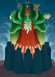 Rating: Safe Score: 0 Tags: ambiguous_gender anthro aquatic beard body_worship car cephalopod christmas clothing cthulhu cthulhu_mythos doll e621 face_tentacles facial_hair gift great_old_one_(h.p._lovecraft) group h._p._lovecraft hat headgear headwear holidays human mammal mollusk plushie robin_levy santa_claus teddy_bear tentacles vehicle User: bunchy7s