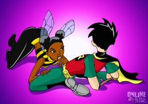 Rating: Explicit Score: 0 Tags: bondage bumblebee_(dc) dc dc_comics dick_grayson female femdom human karen_beecher male malesub online_superheroes penis robin_(dc) robin_(dick_grayson) rule34 straight teen_titans User: bunchy7s