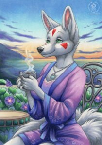 Rating: Safe Score: 0 Tags: 2013 acrylic_painting_(artwork) anthro asian_clothing beach beverage black_nails black_nose breasts byakko_(naughtykyuubi69) canid canine chair clothing cloud coffee colored_nails e621 east_asian_clothing female flower food fox fur furniture green_eyes humanoid_pointy_ears japanese_clothing jewelry kacey kimono mammal marker_(artwork) morning nails necklace outside painting_(artwork) pen_(artwork) plant pointy_ears ribbons sea seaside sky smile solo steam sunrise table tail traditional_media_(artwork) traditional_painting_(artwork) water white_body white_fur User: bunchy7s