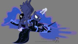 Rating: Safe Score: 0 Tags: 90sigma absurd_res alpha_channel armor black_body black_fur blue_body blue_fur blue_hair cutie_mark duo e621 equid equine feathered_wings feathers female feral friendship_is_magic fur hair hasbro headgear helmet hi_res horn long_hair mammal multicolored_hair my_little_pony mythological_creature mythological_equine mythology nightmare_moon_(mlp) princess_luna_(mlp) simple_background smile teal_eyes teeth text transparent_background two_tone_hair url winged_unicorn wings User: bunchy7s