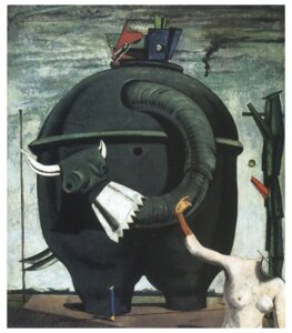 Rating: Questionable Score: 0 Tags: 1921 20th_century absurd_res ancient_art aquatic breasts clothing cloud cool_colors duo e621 elephant elephantid female fish flagpole formal_art gloves handwear headless hi_res horn human mammal max_ernst mountain outside proboscidean surrealism tusks what User: bunchy7s