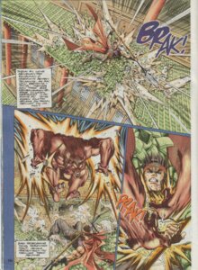 Rating: Safe Score: 0 Tags: anthro base_two_layout blockage_(layout) canid canine comic duo e621 fight holding_object holding_weapon horizontal_blockage human khoo_fuk_lung malaysian_text male male_human mammal manhua melee_weapon panel_skew polearm saint scan text three_frame_image traditional_media_(artwork) translated trident two_row_layout weapon User: bunchy7s