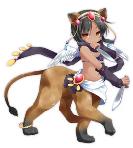 Rating: Safe Score: 0 Tags: anklet arm_warmers armwear bikini bikini_top black_hair brown_eyes clothed clothing dark_body dark_skin detached_sleeves dual_wielding e621 feathered_wings feathers felid felid_taur feline feline_taur female flat_chested hair hi_res holding_object holding_weapon humanoid_taur jewelry knife looking_at_viewer mammal mammal_taur monster_girl_(genre) mythological_creature mythological_sphinx mythology navel paws payot ribbons ringo_yuyu scarf short_hair simple_background solo sphinx_taur swimwear tail taur two-piece_swimsuit unavailable_at_source weapon white_background wings young young_female young_taur User: bunchy7s