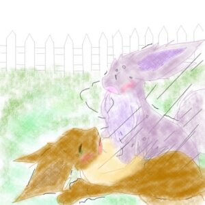 Rating: Explicit Score: 0 Tags: 1boy 1other ambiguous_gender anthro color eevee eeveelution espeon fur furry interspecies male male/ambiguous nintendo pokemon pokemon_(species) rule34 side_view toony unknown_gender User: bunchy7s