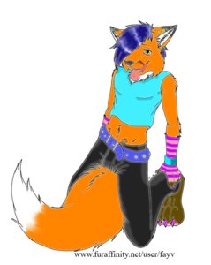 Rating: Questionable Score: 0 Tags: anthro arm_warmers armwear belt blue_hair canid canine clothed clothing colored_nails e621 fayv fox hair male mammal midriff nails piercing pink_nails simple_background solo tail text url white_background yiffy_foxy User: bunchy7s Rating: Questionable Score: 0 Tags: anthro arm_warmers armwear belt blue_hair canid canine clothed clothing colored_nails e621 fayv fox hair male mammal midriff nails piercing pink_nails simple_background solo tail text url white_background yiffy_foxy User: bunchy7s