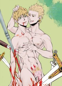Rating: Explicit Score: 0 Tags: 2boys arthur_pendragon_(fate) blonde_hair blood fate/prototype fate/stay_night fate_(series) gilgamesh_(fate) gore grabbing_hair guro injured male male_only nude rule34 stabbed stabbing sword violence weapon yaoi User: bunchy7s
