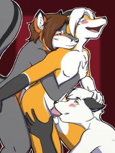 Rating: Explicit Score: 0 Tags: 3:4 anal anal_penetration anthro balls black_ear_tips black_ears black_eyebrows black_nose blush brown_eyebrows brown_hair canid canine canis countershade_crotch countershade_face countershade_legs countershade_neck countershade_thighs countershade_torso countershading dipstick_ears domestic_dog e621 ear_markings erection eyebrows eyes_closed fellatio from_behind_position fur gabe_(nogitsunegabriel) genitals grey_body grey_fur group group_sex hair hand_on_head happy happy_sex husky lucky_pierre male male/male male_penetrated male_penetrating male_penetrating_male mammal markings mixed_sandwich_position multicolored_ears nogitsunegabriel nordic_sled_dog nude oral oral_penetration orange_body orange_fur penetration penile penis pink_penis seraphimkitsune sex short_hair spitz sucked_and_plowed tail threesome trio white_body white_countershading white_fur white_hair white_inner_ear wolf yellow_body yellow_eyes yellow_fur User: bunchy7s
