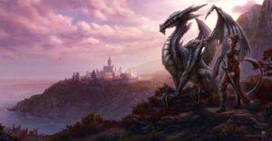 Rating: Safe Score: 0 Tags: all_fours ambient_bird ambient_flier ambient_silhouette avian bird castle cliff cloud detailed_background dragon dungeons_and_dragons duo_focus e621 fantasy female feral group hasbro hi_res human kerem_beyit landscape mammal melee_weapon membrane_(anatomy) membranous_wings mythological_creature mythological_scalie mythology nature outside pose scabbard scalie sea seaside silhouette sky standing steel_dragon sword tail water weapon wings wizards_of_the_coast User: bunchy7s