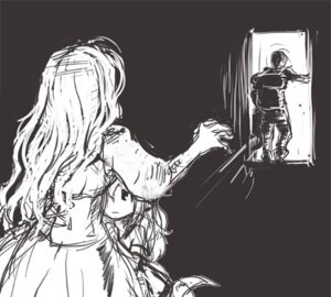 Rating: Safe Score: 0 Tags: animal_humanoid black_and_white child dragon dragon_humanoid e621 female group hair human humanoid junex2 low_res mammal monochrome mother_(lore) mythological_creature mythological_scalie mythology parent_(lore) rear_view sad scalie size_difference young User: bunchy7s